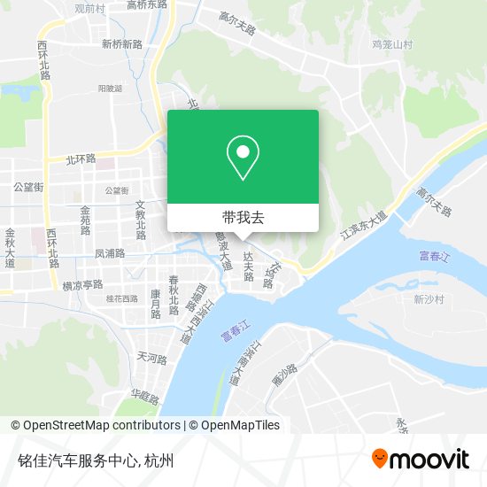 铭佳汽车服务中心地图