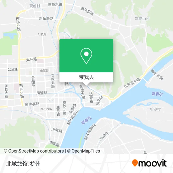 北城旅馆地图