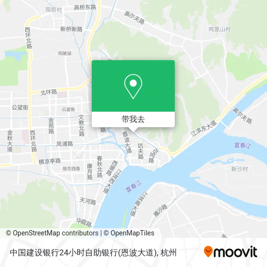 中国建设银行24小时自助银行(恩波大道)地图