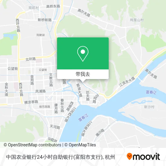 中国农业银行24小时自助银行(富阳市支行)地图