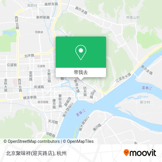 北京聚味祥(迎宾路店)地图