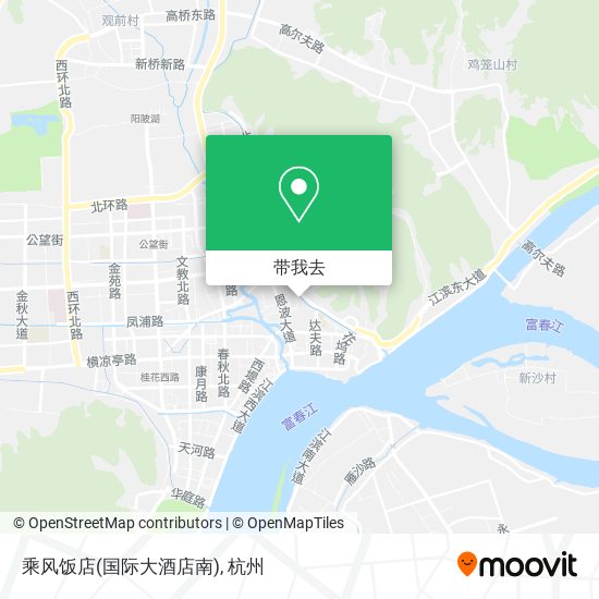 乘风饭店(国际大酒店南)地图