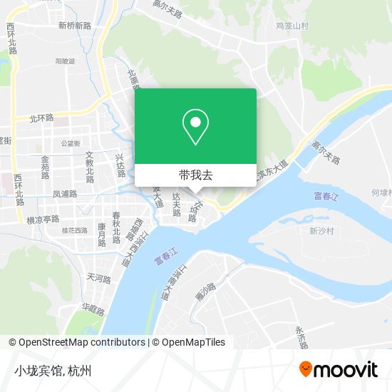 小垅宾馆地图