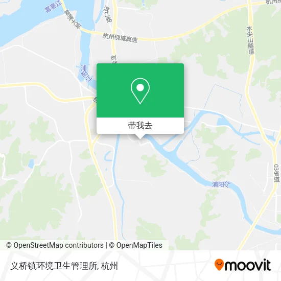 义桥镇环境卫生管理所地图