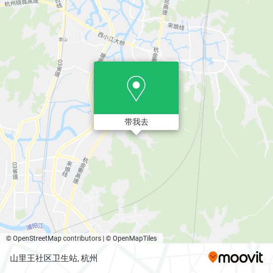 山里王社区卫生站地图