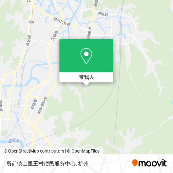 所前镇山里王村便民服务中心地图