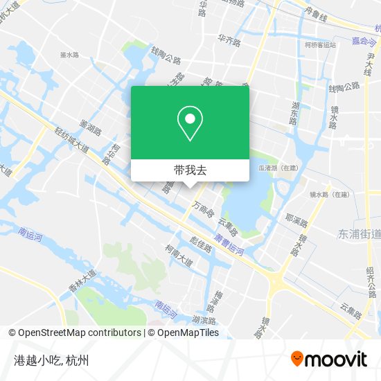 港越小吃地图