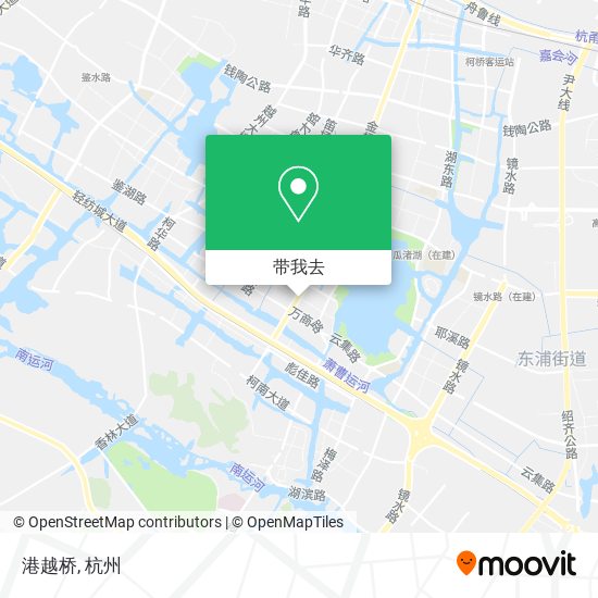 港越桥地图