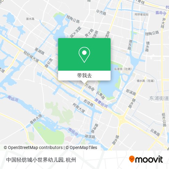 中国轻纺城小世界幼儿园地图