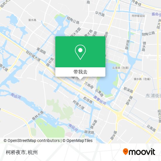 柯桥夜市地图