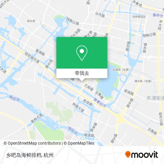 乡吧岛海鲜排档地图