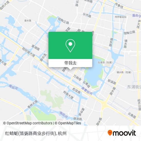 红蜻蜓(笛扬路商业步行街)地图