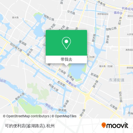 可的便利店(鉴湖路店)地图