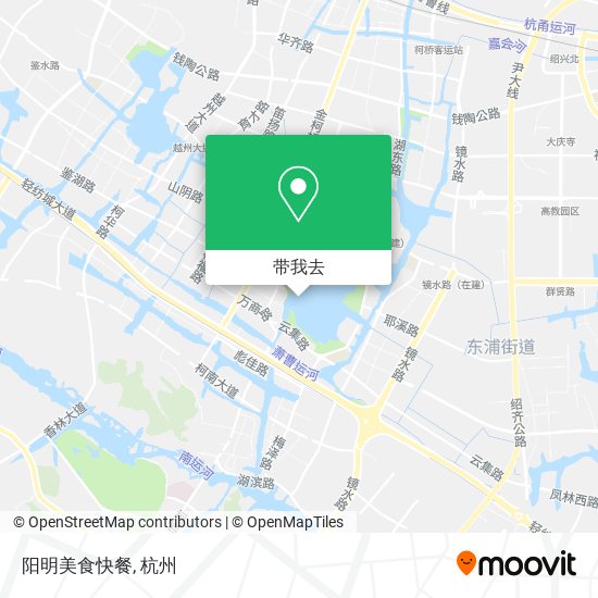 阳明美食快餐地图
