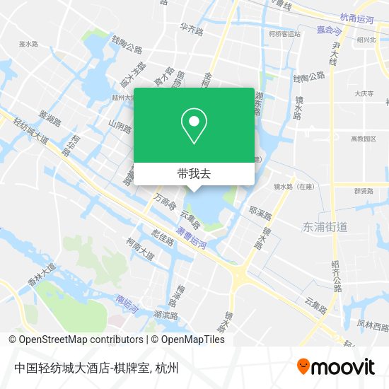 中国轻纺城大酒店-棋牌室地图