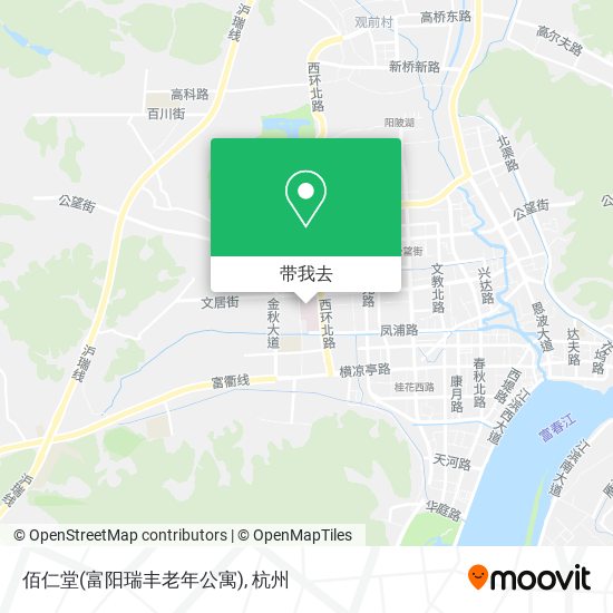 佰仁堂(富阳瑞丰老年公寓)地图