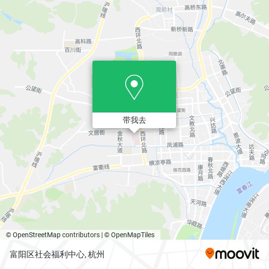 富阳区社会福利中心地图