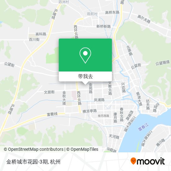 金桥城市花园-3期地图