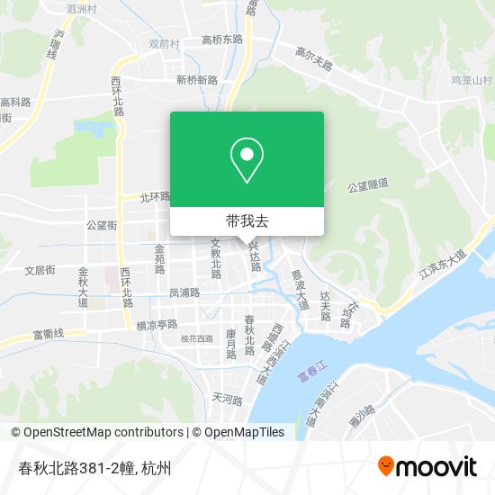 春秋北路381-2幢地图
