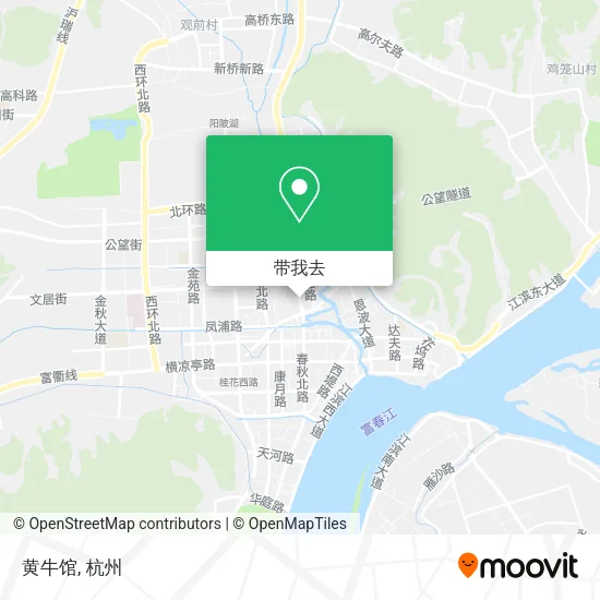 黄牛馆地图