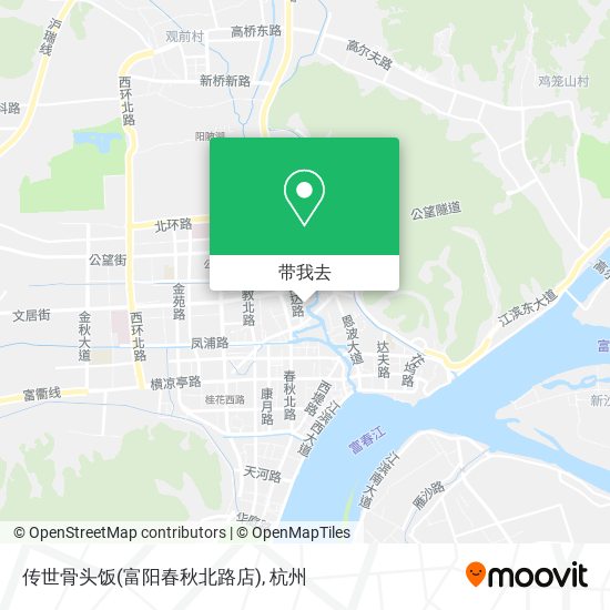 传世骨头饭(富阳春秋北路店)地图