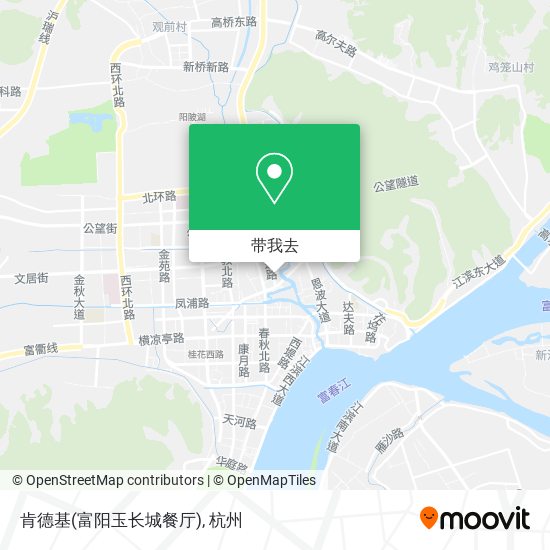 肯德基(富阳玉长城餐厅)地图