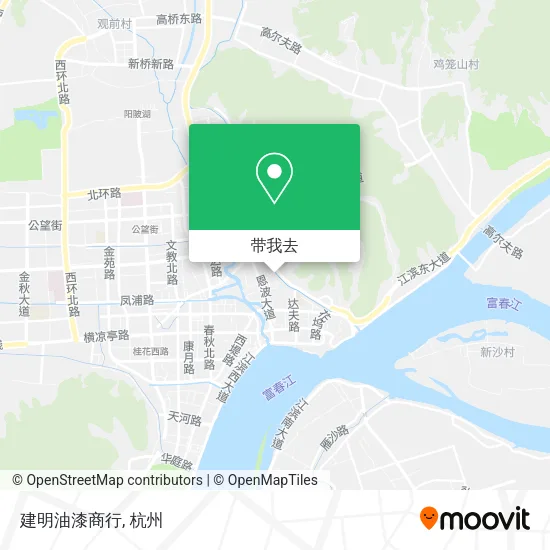 建明油漆商行地图