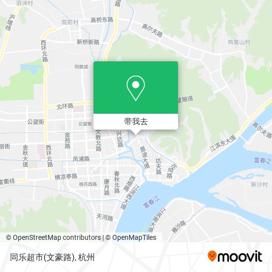 同乐超市(文豪路)地图