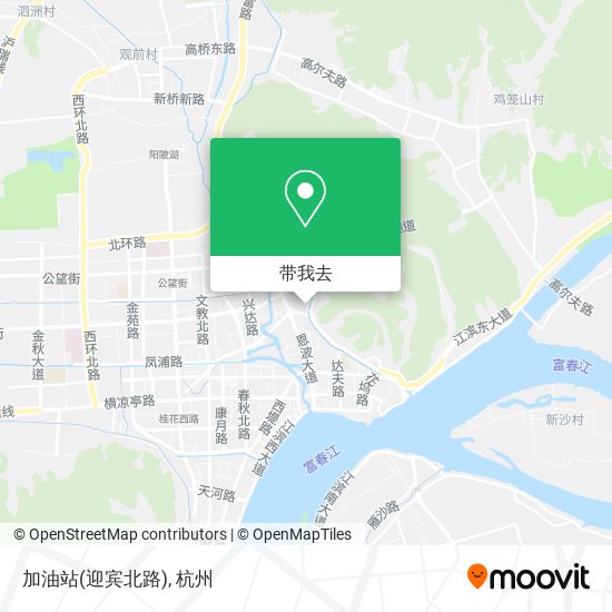 加油站(迎宾北路)地图
