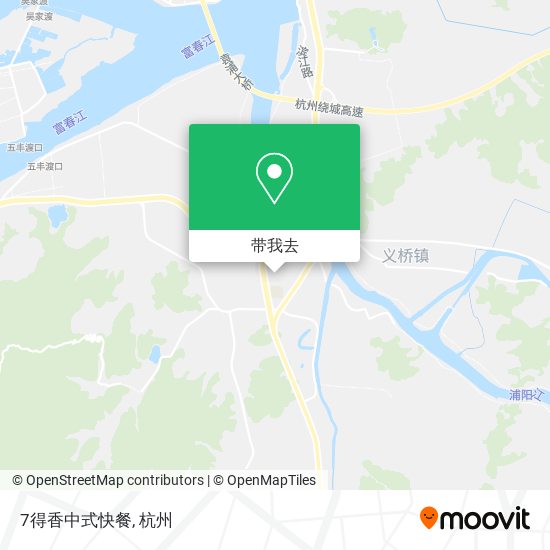 7得香中式快餐地图