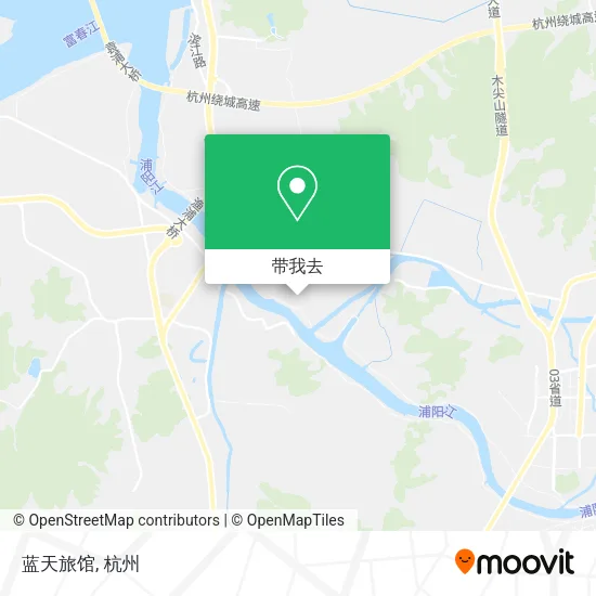 蓝天旅馆地图