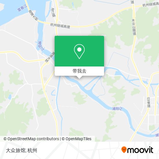 大众旅馆地图
