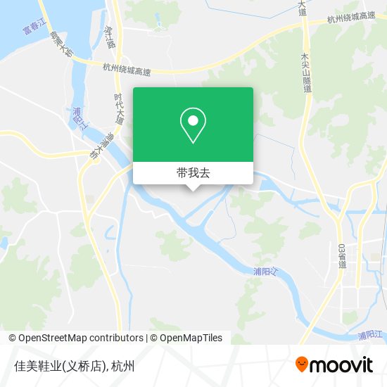 佳美鞋业(义桥店)地图