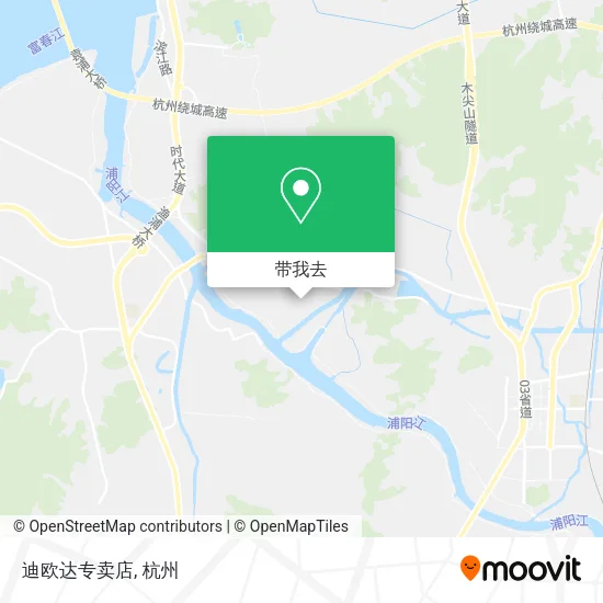 迪欧达专卖店地图