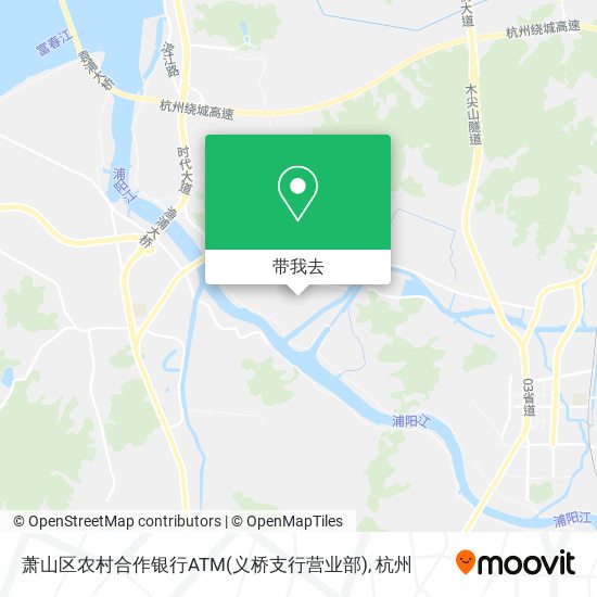 萧山区农村合作银行ATM(义桥支行营业部)地图