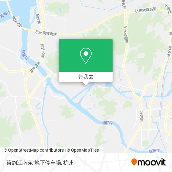荷韵江南苑-地下停车场地图