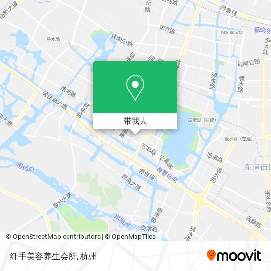 纤手美容养生会所地图