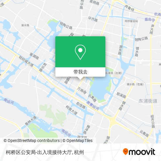 柯桥区公安局-出入境接待大厅地图