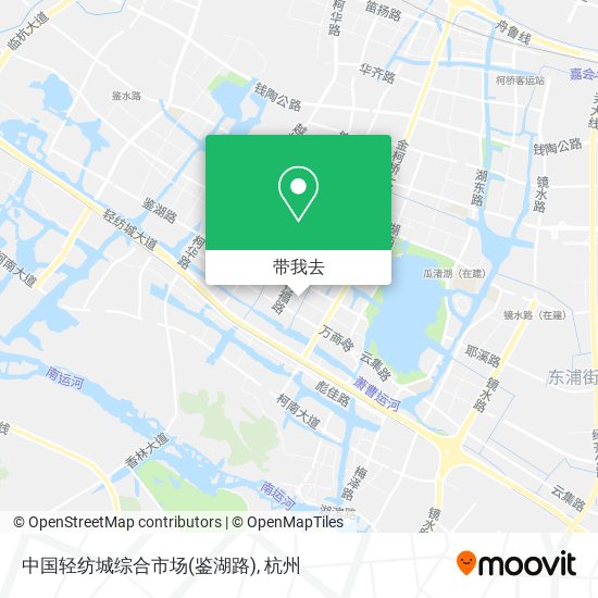 中国轻纺城综合市场(鉴湖路)地图