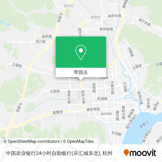 中国农业银行24小时自助银行(乐汇城东北)地图