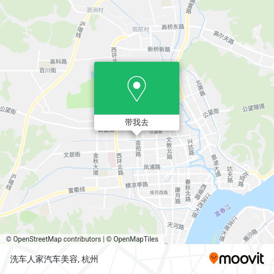 洗车人家汽车美容地图