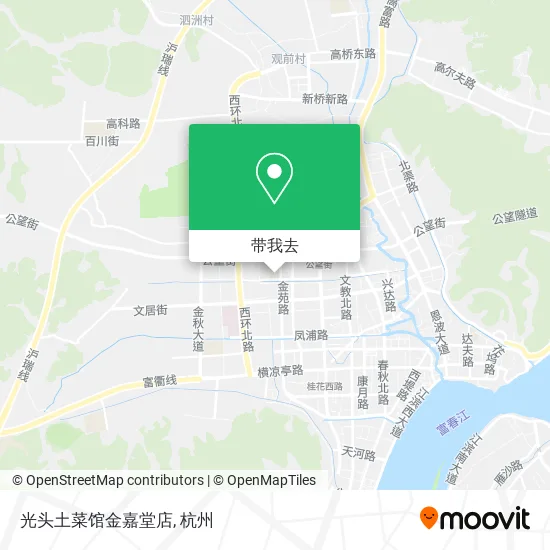 光头土菜馆金嘉堂店地图