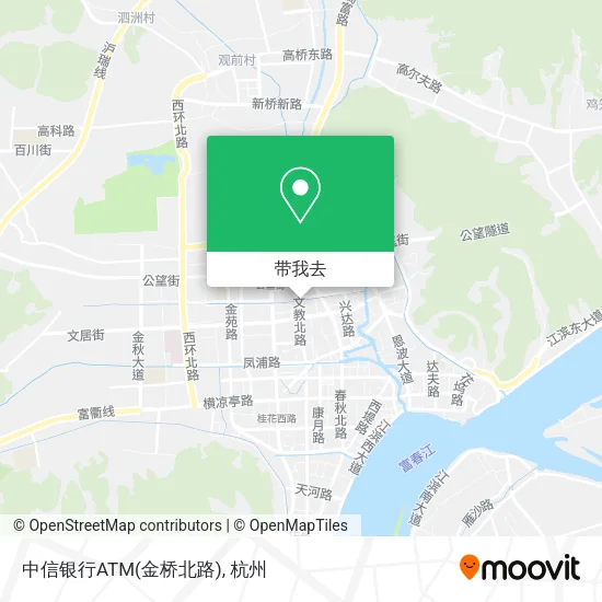 中信银行ATM(金桥北路)地图
