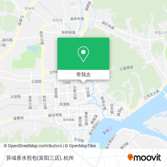 异域香水煎包(富阳三店)地图