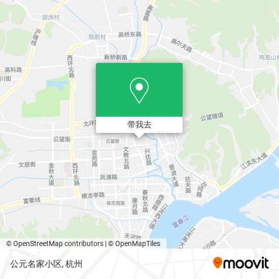 公元名家小区地图
