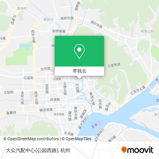 大众汽配中心(公园西路)地图