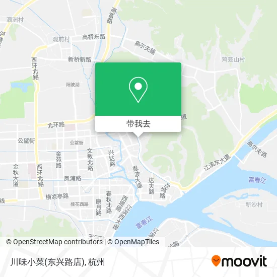 川味小菜(东兴路店)地图