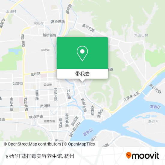 丽华汗蒸排毒美容养生馆地图
