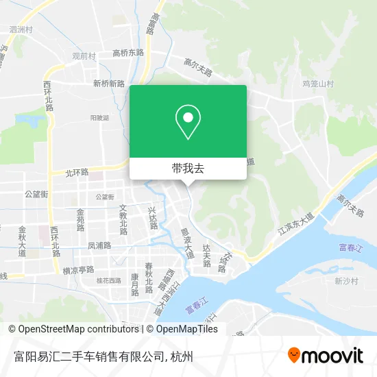 富阳易汇二手车销售有限公司地图