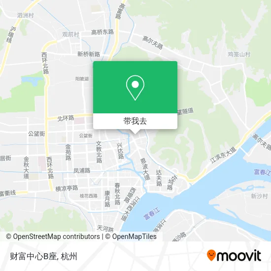 财富中心B座地图